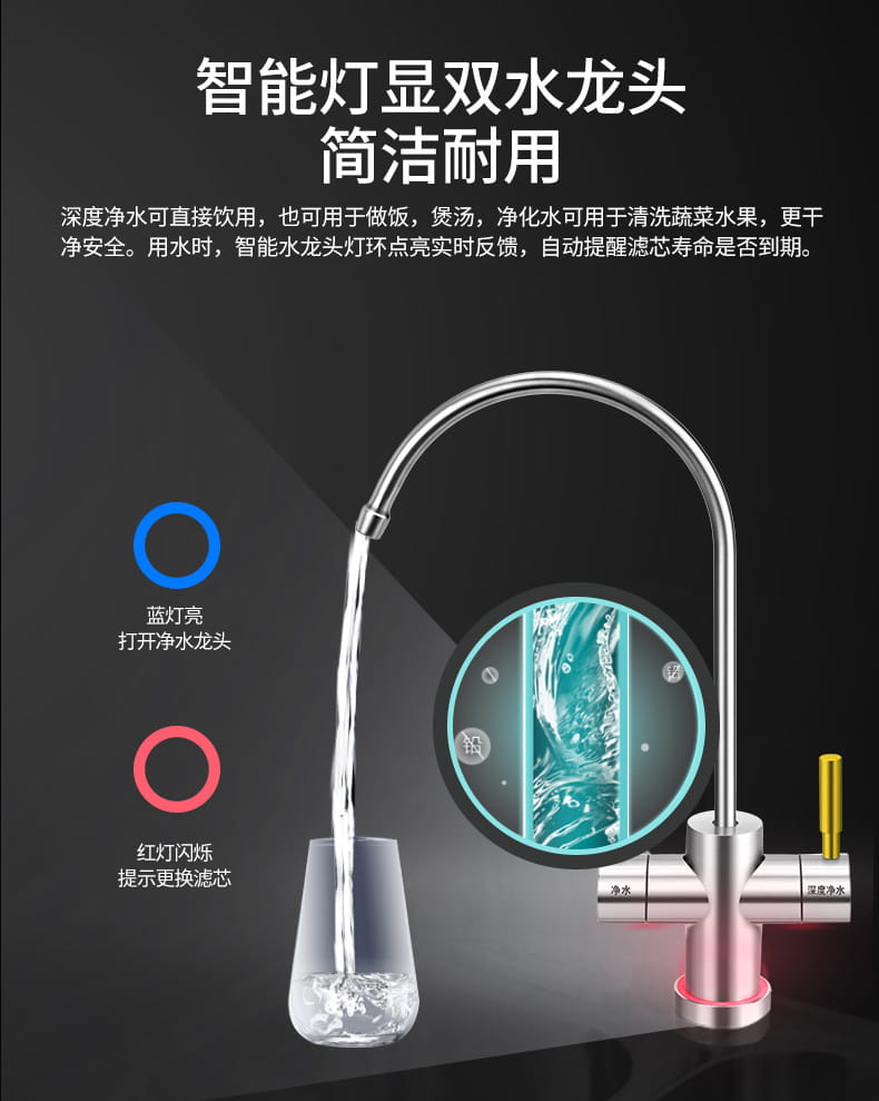愛瑪特家用直飲納濾凈水器IMT-NC2