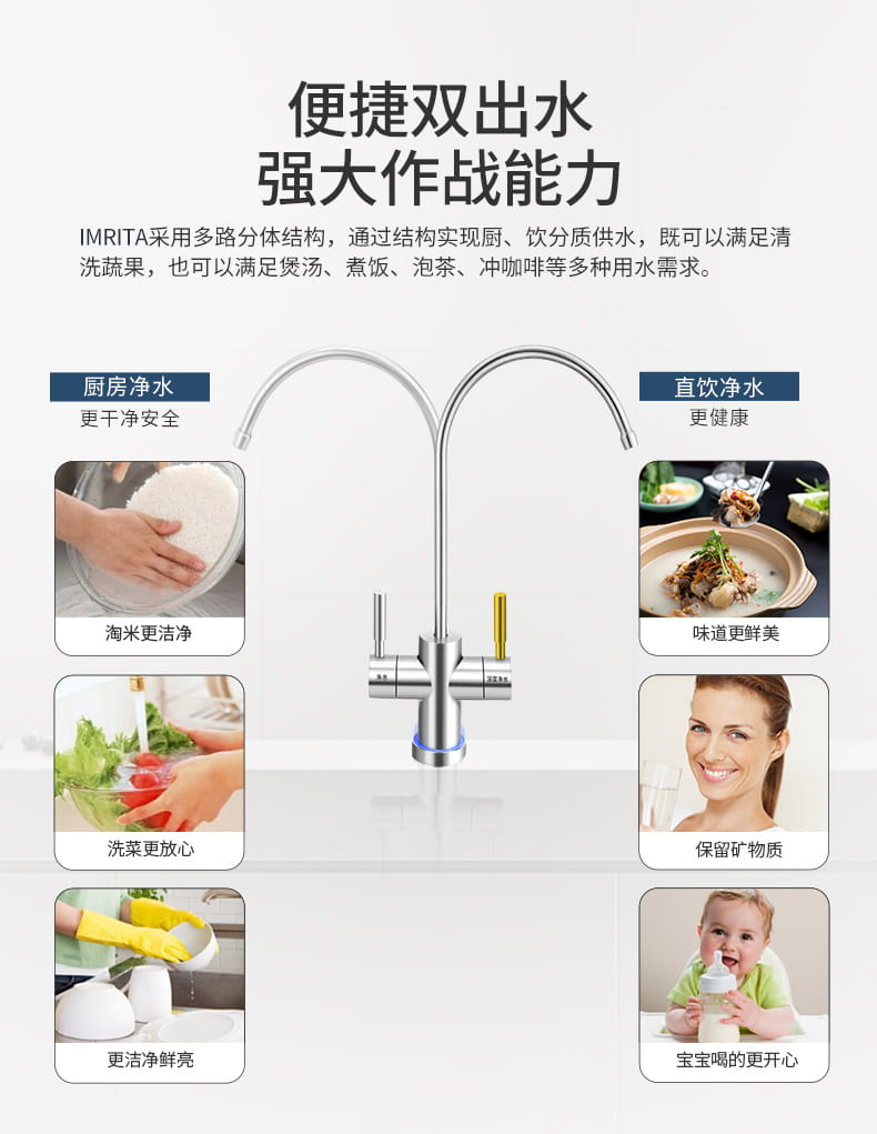 愛瑪特智能納濾凈水機 IMT-V5